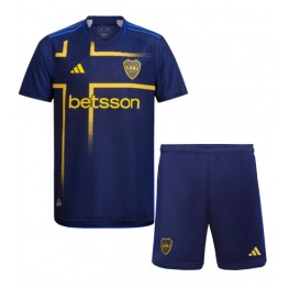 Boca Juniors Derde tenue Kids 2024-25 Korte Mouw (+ Korte broeken)